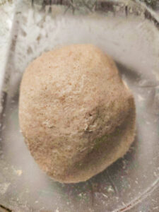 Finished dough in a bowl